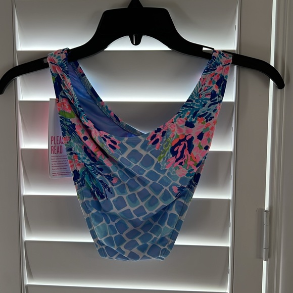 Lilly Pulitzer Rathia Bikini Top & Pico High Cut Bottom Swim in Hidden Treasure - Picture 9 of 11